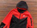 Nike Tech Fleece Vermelho/Preto